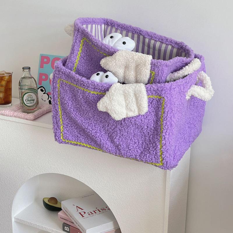 Adorable Monster Foldable Storage Basket for Toys & Snacks