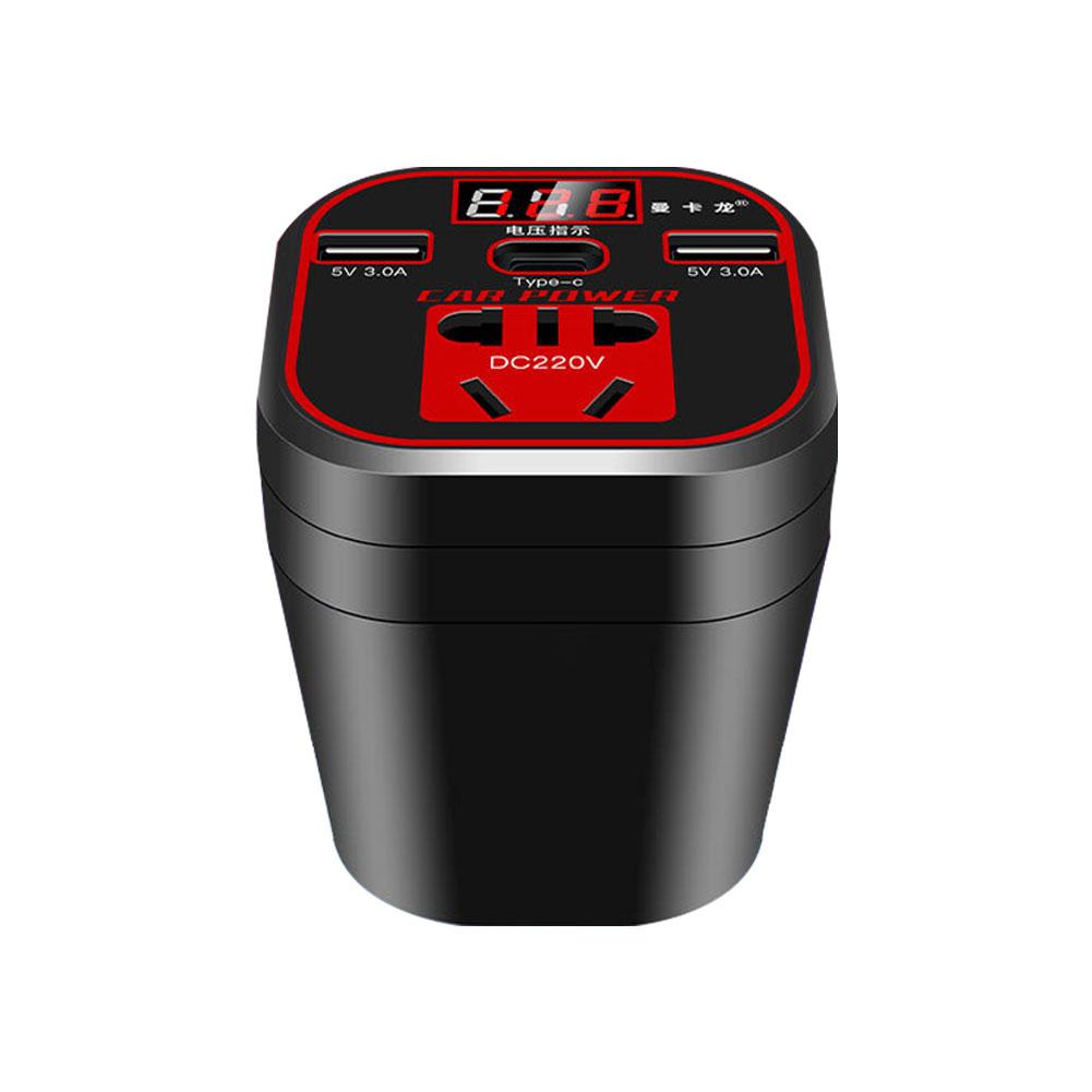 Car Power Inverter 12V/24V TO 220V Converter Type-C Multi-function Charger Socket 3.1A Car Power Converter