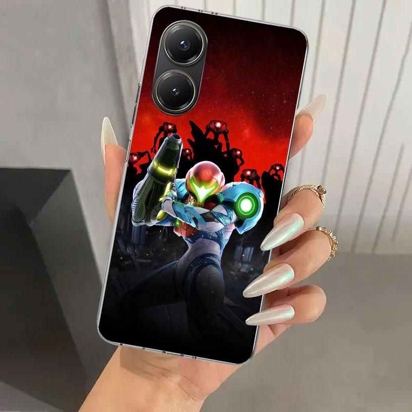 Game M-Metroids Phone Case for Xiaomi Poco X5 X6 X7 Pro F7 Ultra M7 Redmi 15 15C 13 13C 12 12C 10 10A 10C 9 9A 9C 9T Shell Poco
