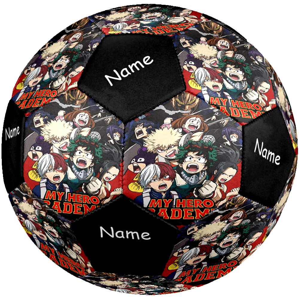 Custom Name My Hero Academia Theme Size 5 Soccer Ball, Suitable for Both Indoor and Outdoor Matches, a Gift Suitable for Everyone.