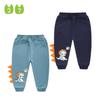 Children's Jogger Pants Spring and Autumn Boys' Pants 3D Dinosaur Cartoon Long Pants Boys' Pure Cotton Sweatpants Children's Clothing