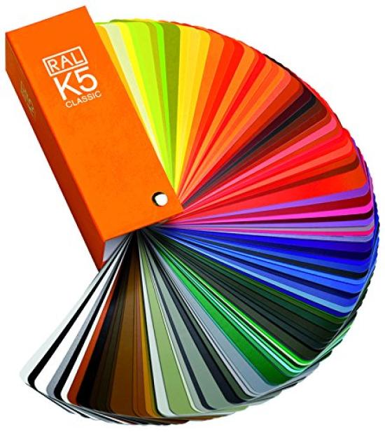 

RAL K5 color chart genuine with semi-gloss RAL product, anti-counterfeiting label [product]