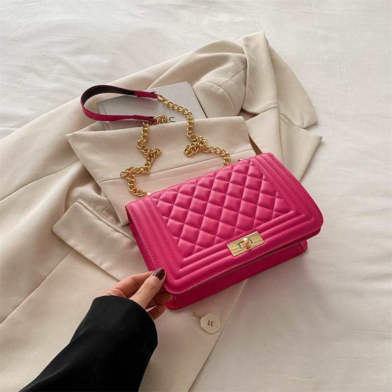 Stylish Korean Fashion Small Square Crossbody Bag For Women Pu Leather Trendy Street Style Handbag