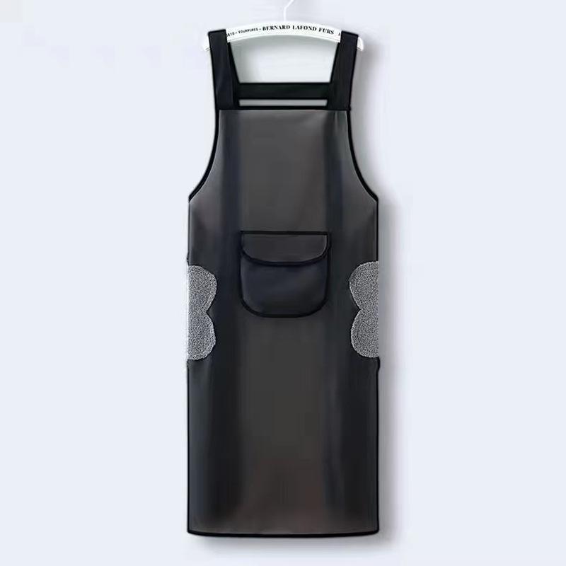 Waterproof & Oil-proof Unisex Waist Apron - Cute Korean & Japanese Style for Kitchen or Store Use