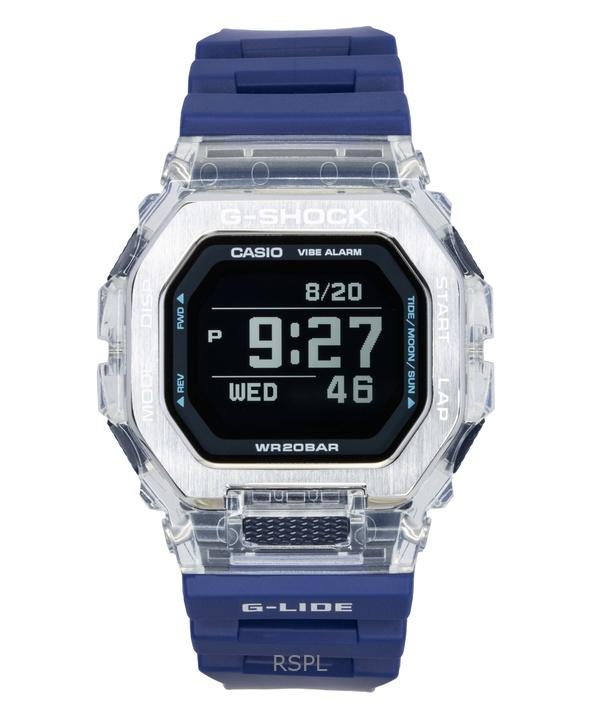 

Casio G-Shock G-Lide Цифровые Смартфон Ссылка Синий Полимерный Ремешок Кварцевые GBX-100S-2 200М Часы Унисекс чёрный
