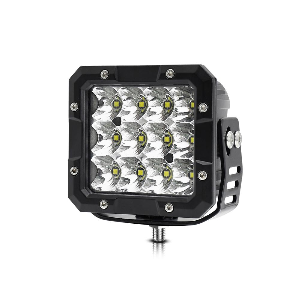 LED světelná lišta, 5" 100W 4300K ​​Žluté světlo Pracovní světlo 12000LM Vodotěsné mlhové světlo pro off Road