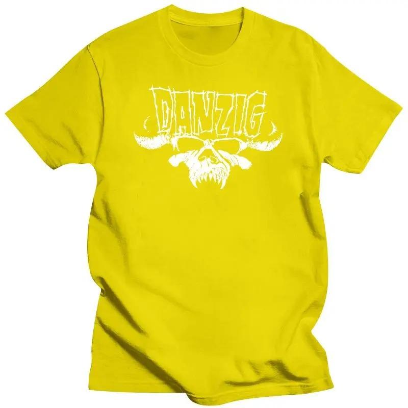 Mens Clothing Man Clothing Cap Hat Design Men'S Summer Style Fashion Swag Men . Men'S Danzig Skull Logo Distressed T-Shirt