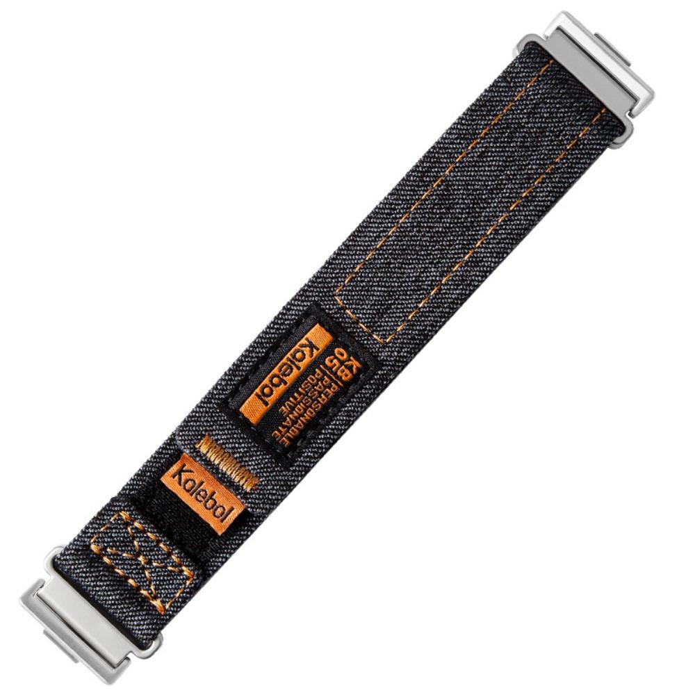 

Suitable for Huawei Fit4 Pro watch strap - high-end denim fabric looped Velcro - FIT3 nylon canvas watch strap