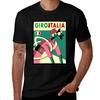 Giro D Italia Abstract Whimsical Bicycle Racing Print Tshirt T Shirt Man Cotton Tshirt