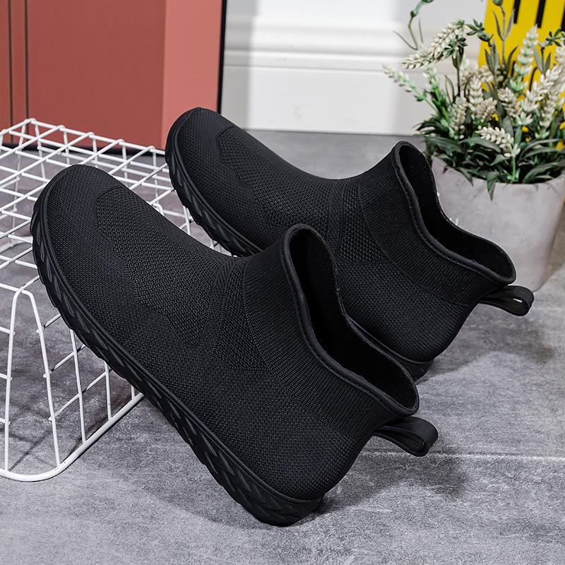 2025 new low tube rain shoes women's fashion simple and versatile rain boots low tube women's water shoes export