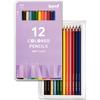 Tombow Colored 12 Hexagonal for Elementary School Lightweight Soft Purple Ippo! Pencils, Colors, Shafts, Students, Case, (CY-KB0112C)