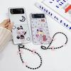 Electroplated Protective Case for Samsung Galaxy Z Flip7/6/5 - Compatible with Japanese & Korean Cartoons