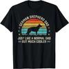 Super Cool Schäferhund Papa Hundeliebhaber Besitzer Haustier Geschenke T-Shirt