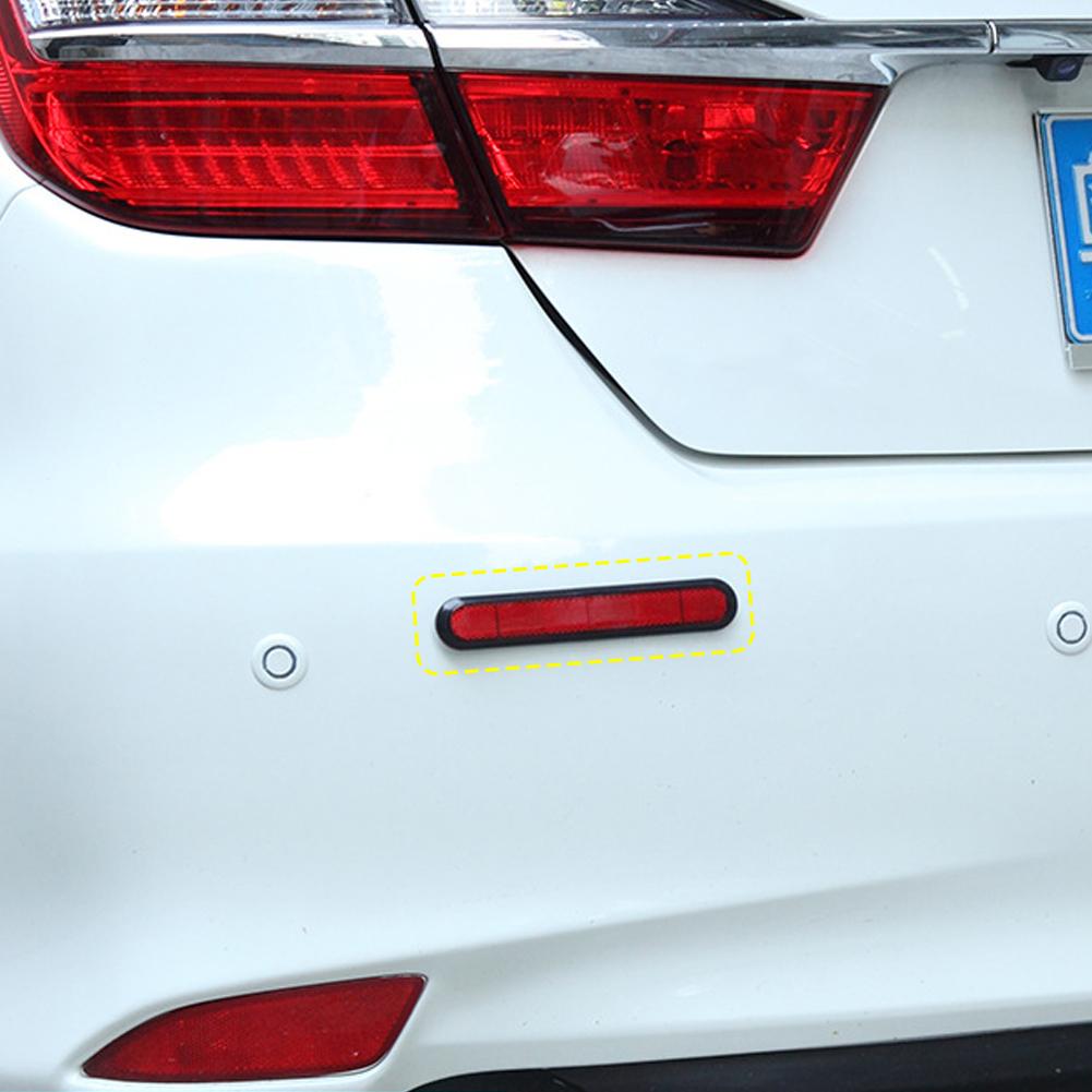 2X Reflective Car Bumper Reflector Motorcycle Front Fork Reflector Sticker Warning Reflectorized Sign Motorcycle Car