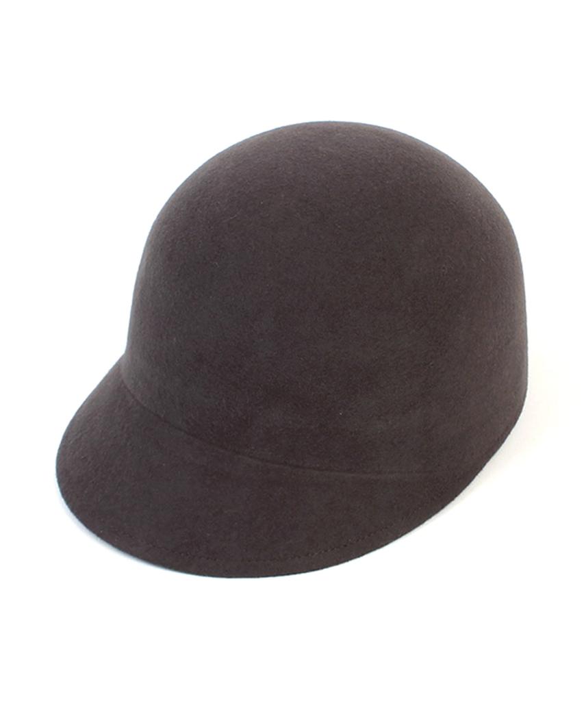 Yunibeosyeolkemiseuteuli Wool Gray Round Riding Cap