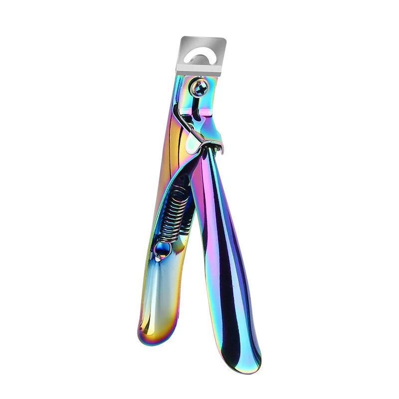 Multi-Functional French U-Shaped Nail Scissors and Clipper for False Nails