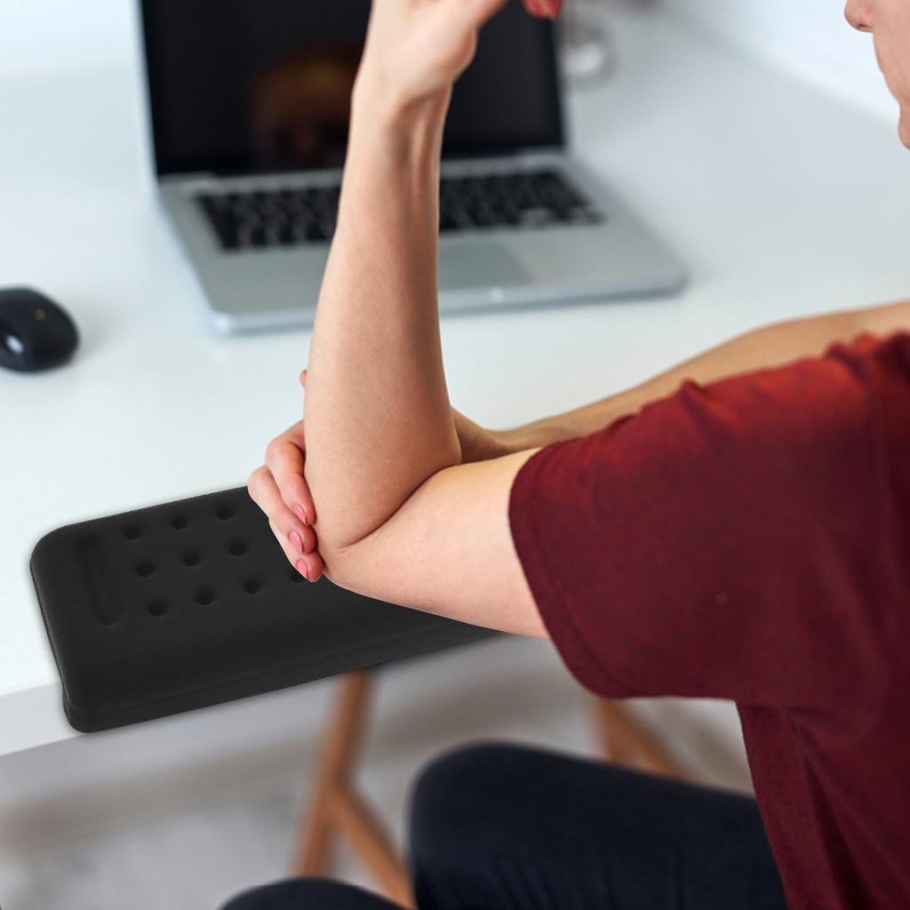 2Pcs Keyboard Mouse Wrist Rest Ergonomic Office Typing Protect Relax Wrist Memory Foam Mouse Pad Computer Notebook Mouse Pad