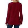 Pulover Tricotat cu Gât în V pentru Femei cu Mânecă Lungă Culoare Uni Pullover Casual Top de Zi cu Zi