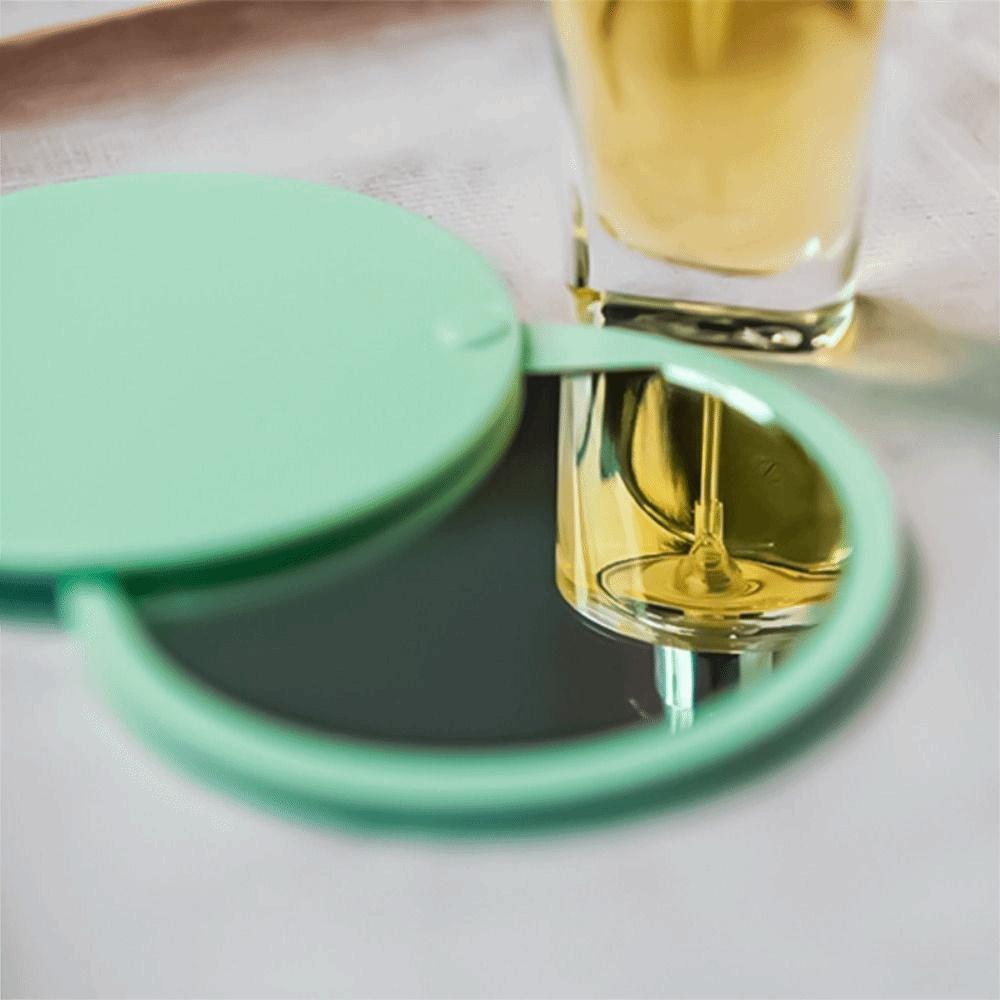 Rotating Small Mirror Circular Handheld Cosmetic Mirror Make-Up Mirror  Makeup Tool