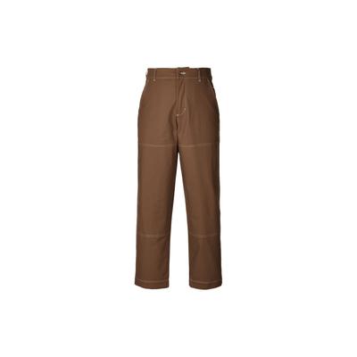 SB Pantalon Décontracté Jambe Droite Couleur Unie Double Genou Homme Bas Cacao FB8429-259