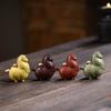 Clay Tea Pet Miniature Horse Figurine Ceremony Decor Small for Home