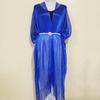 European-Style Gold Silk Split Shawl Women'S Thin Dinner Dress With Decorative Fringe Hollow-Out Sunscreen Scarf
