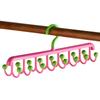 Ushaped Multi Hook Rack With 360 Degree Rotation For Clothing And Accessories