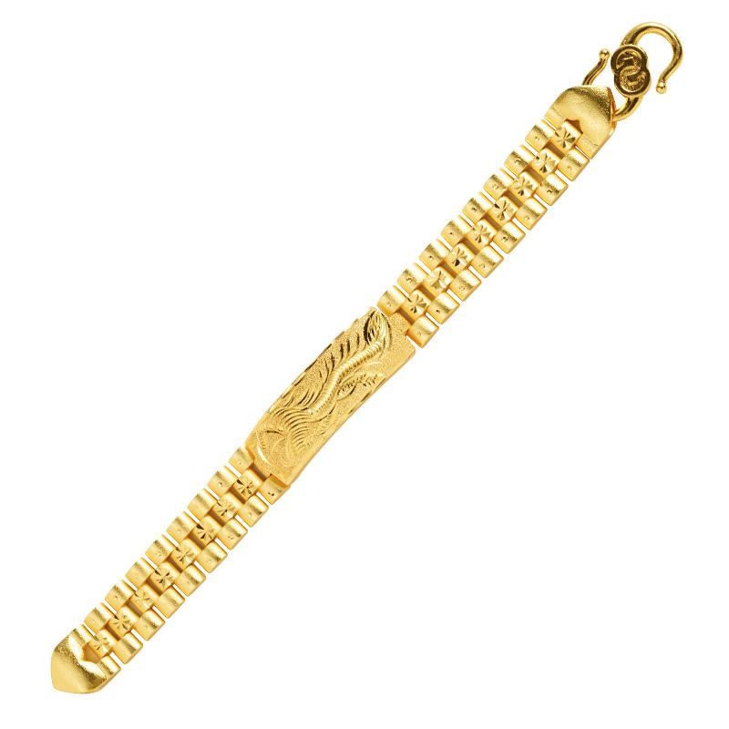 Dragon Pattern Bracelet Men's Boss Chain Domineering Retro Temperament Hand Accessories Bracelet