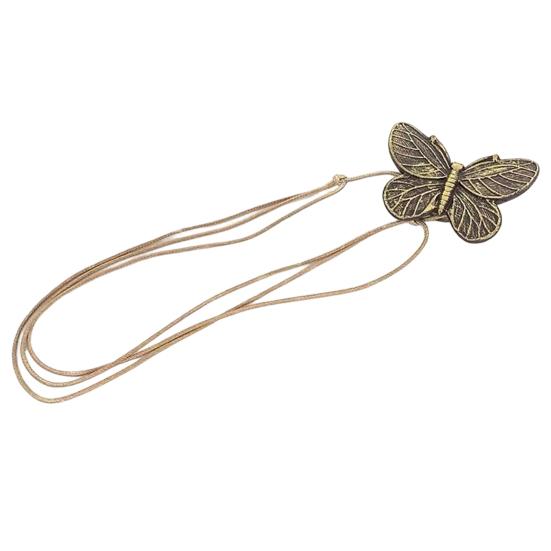 2PCS Magnetic Curtain Tiebacks, Butterfly Shape Metal Curtain Ties, Anti-Oxidation Easy Disassembly Curtain Holdback for Home Decor
