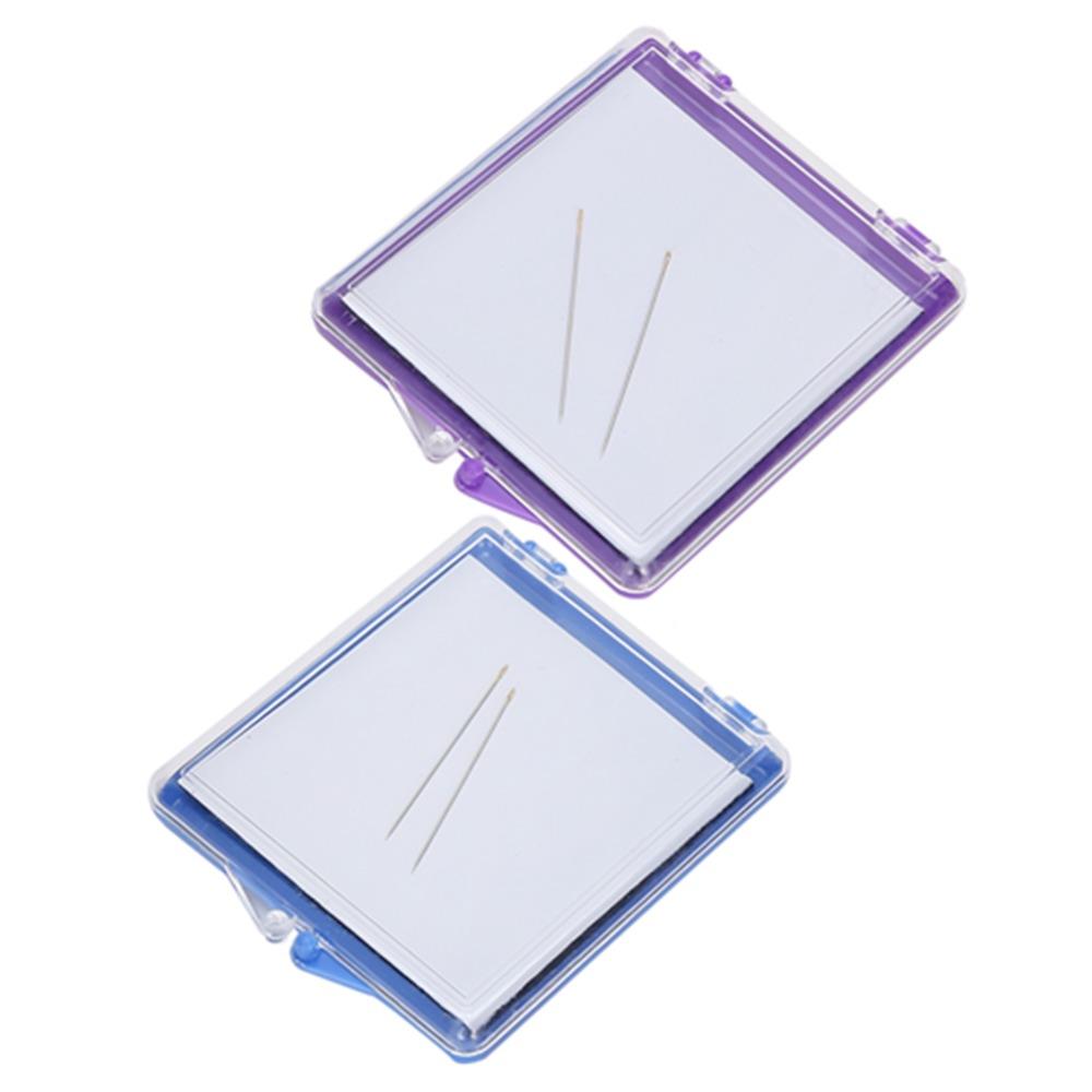2Pcs Plastic Magnetic Sewing Pincushion Magnetic Magnetic Needle Keeper For Cross Stitch