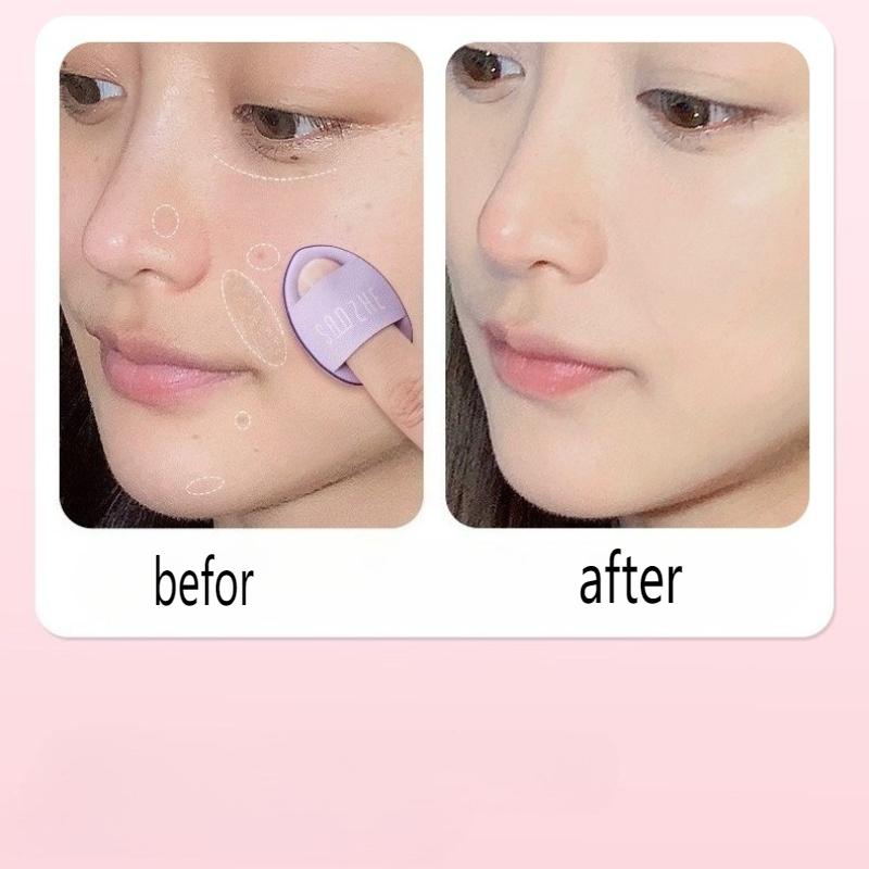 6pcs Finger Puff Little Finger Air Cushion Wet and Dry Fingertip Puff Concealer Cosmetic Tool Makeup Sponges Make Up Accessories