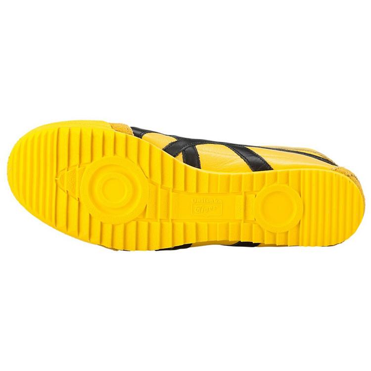 Onitsuka Tiger MEXICO 66 Deluxe Lightweight Low top Running Shoes Women's Bright Yellow Comfortable Vintage 1182A048-752
