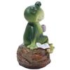 Cute Garden Frog Statue Resin Miniatures Figurine Desktop Ornament Animal Sculpture  Fish Tank