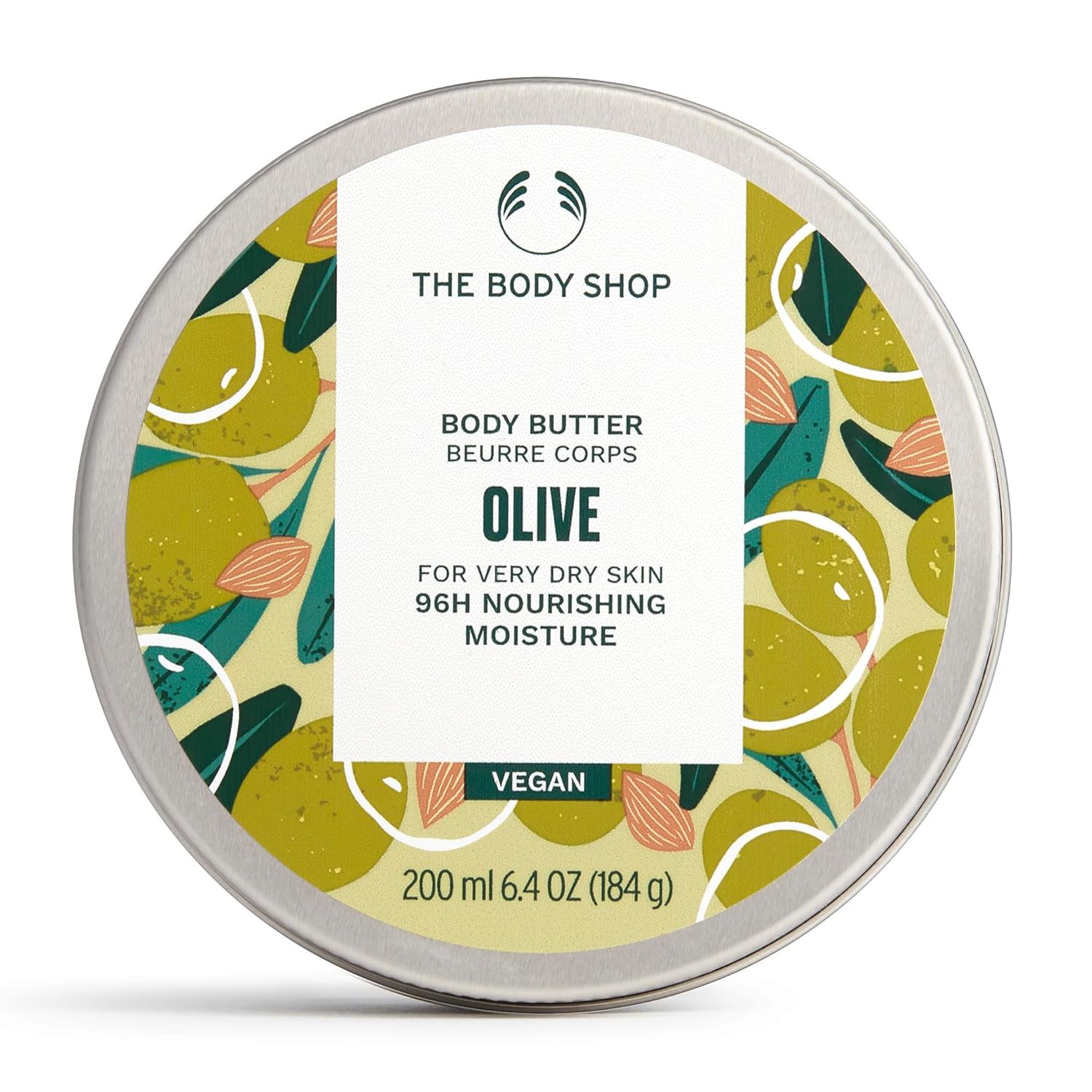 The Body Shop Olive Body Butter 200ml Hydrating Skin Moisturizer Pack Of 1 for Soft Skin