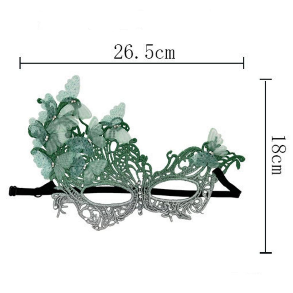 Gradient Butterfly Masquerade Mask 2026 Sexy Lace Half Face Rhinestone Cosplay Mask For Performance Party Prom Wedding Decors