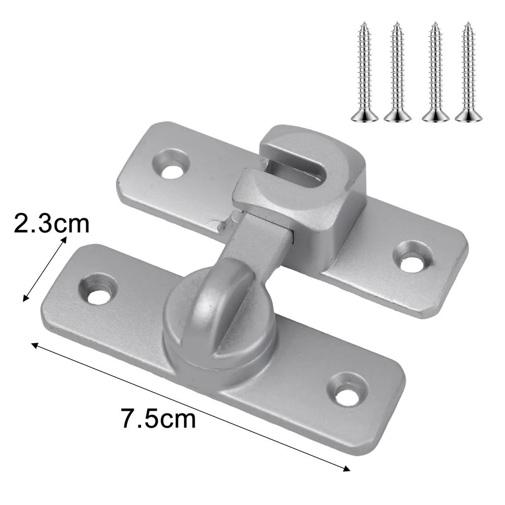 90 Degree Barn Door Latch Stainless Steel Cabinet Drawers Locks Window Door Latches Bolt Hooks Sliding Gate Buckles Hardware