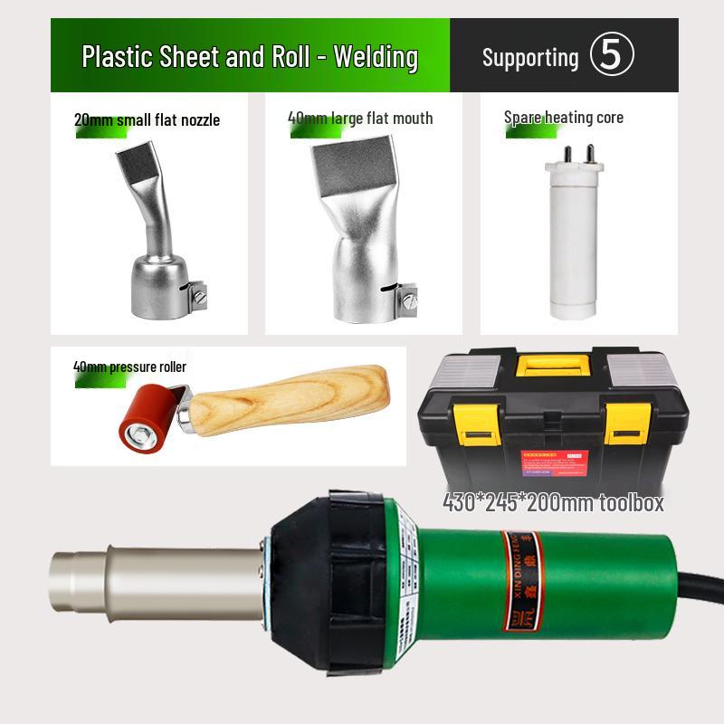 2000W High Power PVC & Plastic Welding Gun for Flooring, Film, and Sheet Applications