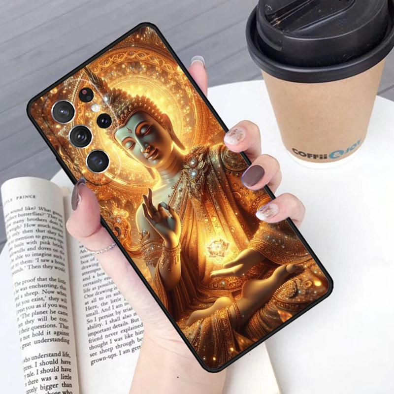 Buddha Phone Case Cover For Samsung Galaxy S24 S25 Ultra S21 S22 Ultra S10E Note 10 Plus Note 20 FE S23