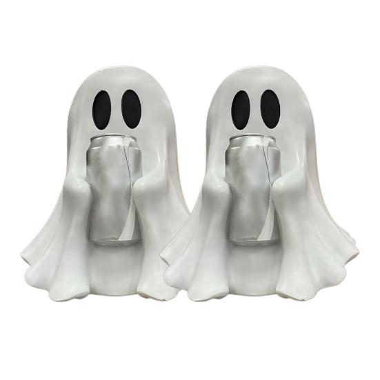 Halloween Coke Ghost Statue Cute Ghost Drink Holder Desktop Beverage