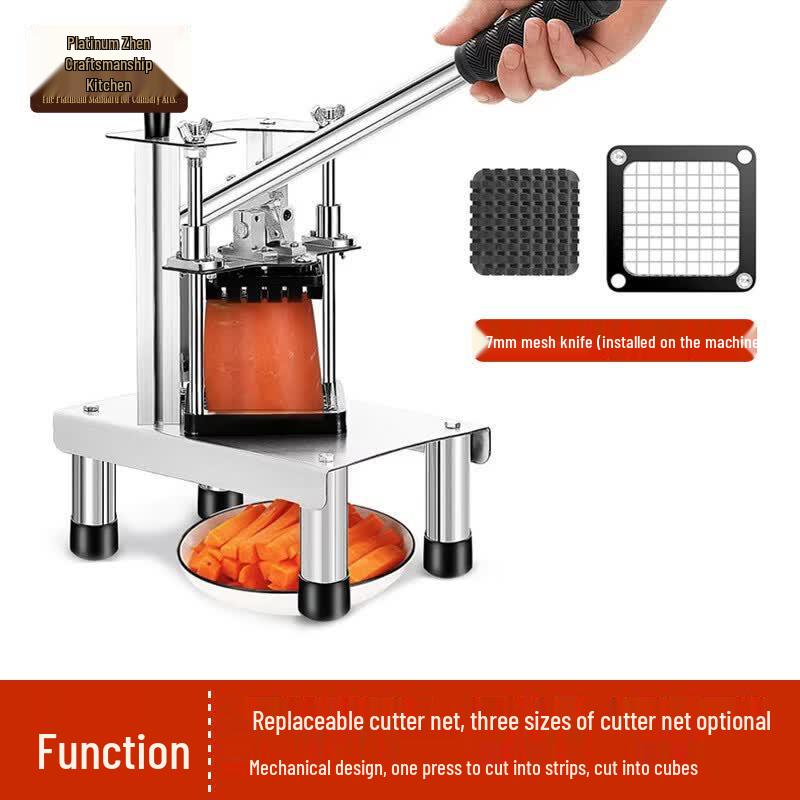 BoZhen JiangChu Manual Stainless Steel Vegetable Cutter