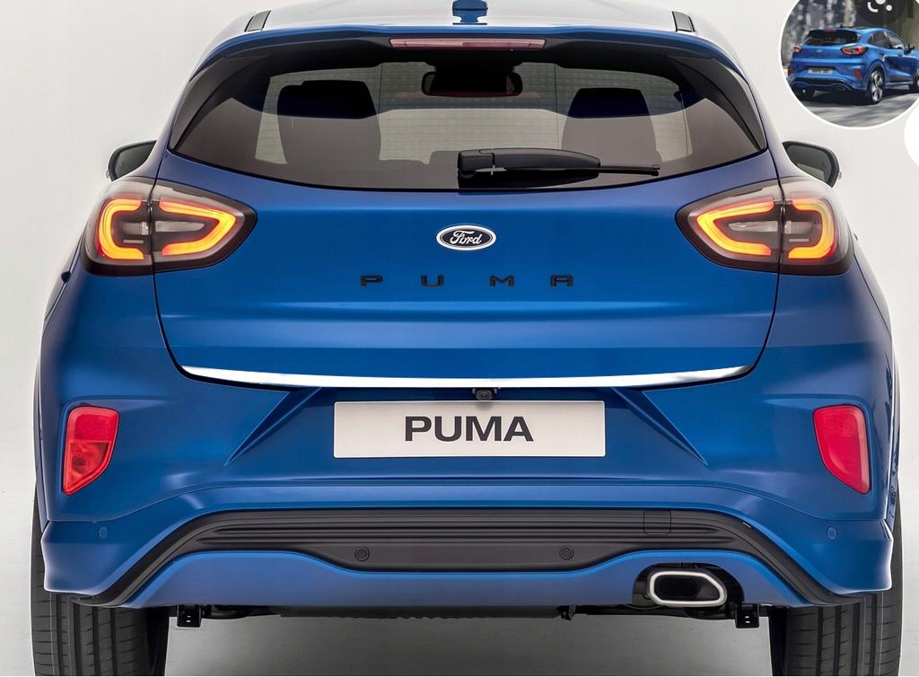 Ford Puma 2019+ Chromleiste Aufklappbare Chrom-Heckklappe Kofferraum Tuning