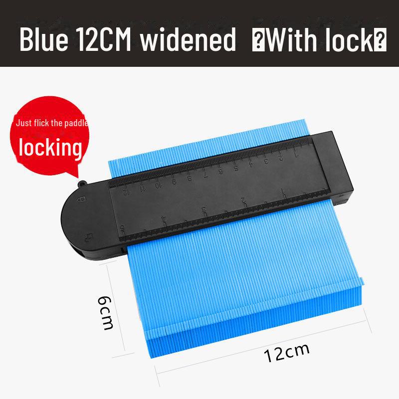 Multifunctional Contour Measuring and Profiling Gauge for Woodworking and Irregular Shapes