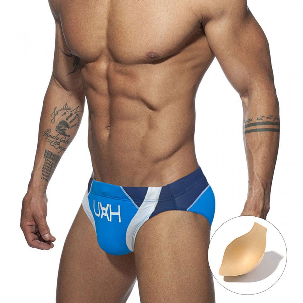 Men's  Fashion Sexy Swim Brief Sexy Brand Swimsuit for Men Surfing Swimwear Beach Shorts