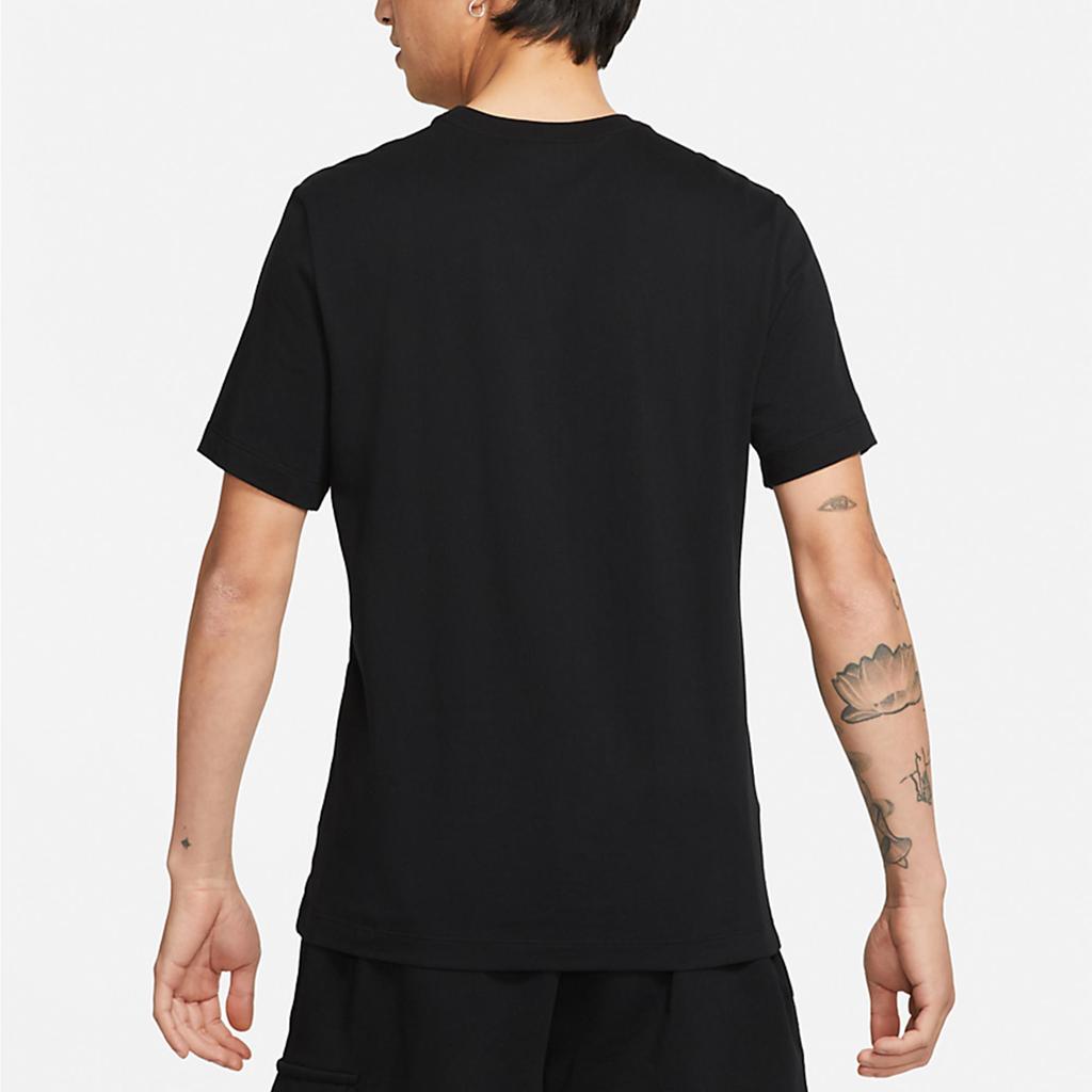 Nike AS Sportswear Beach Flamingo Regular Fit Crew Neck Short Sleeve Cotton T-Shirt Men Black DD1283-010