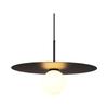 Sombre - modern hanging lamp 45 cm black
