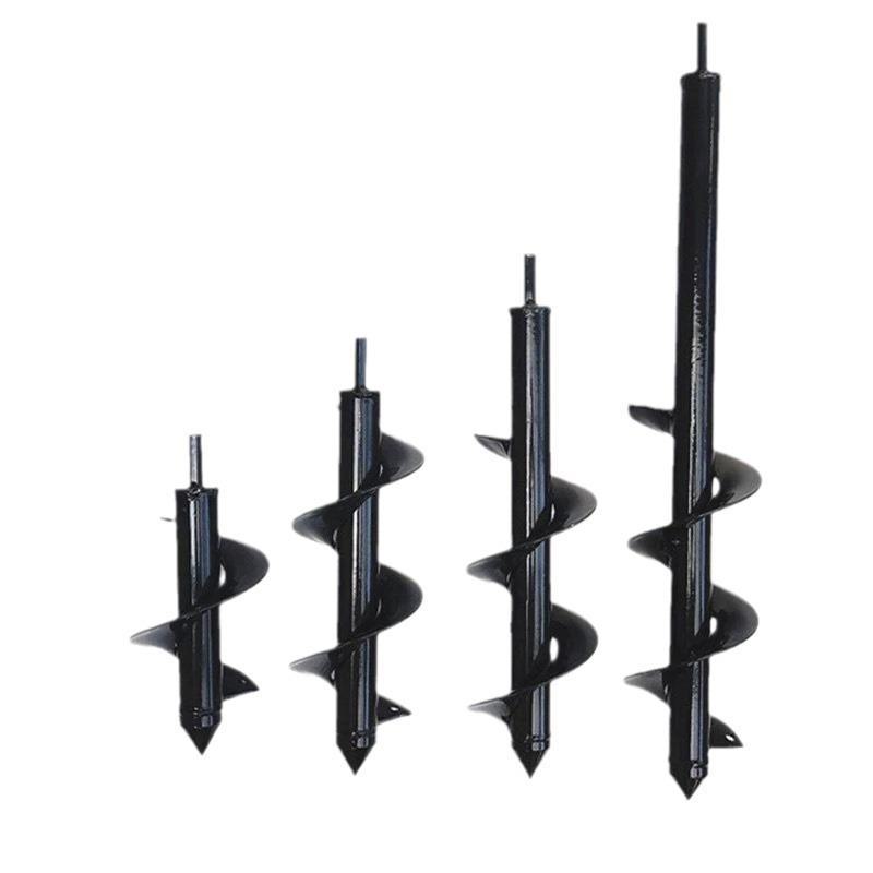 Spiral Rod Hand Drill for Planting Seeds, Flowers, Vegetables, In Greenhouse with Electric Drill and Flashlight.