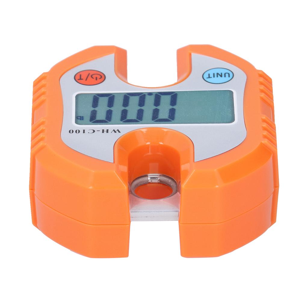 Mini Crane Scale Weighing Hook Hanging Tool with Double Accuracy Display 150kg C100Orange
