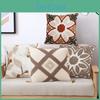 Bohemina Throw Color Contrast Pillowcase Style 3d Flower Decor Home Office Party Decor