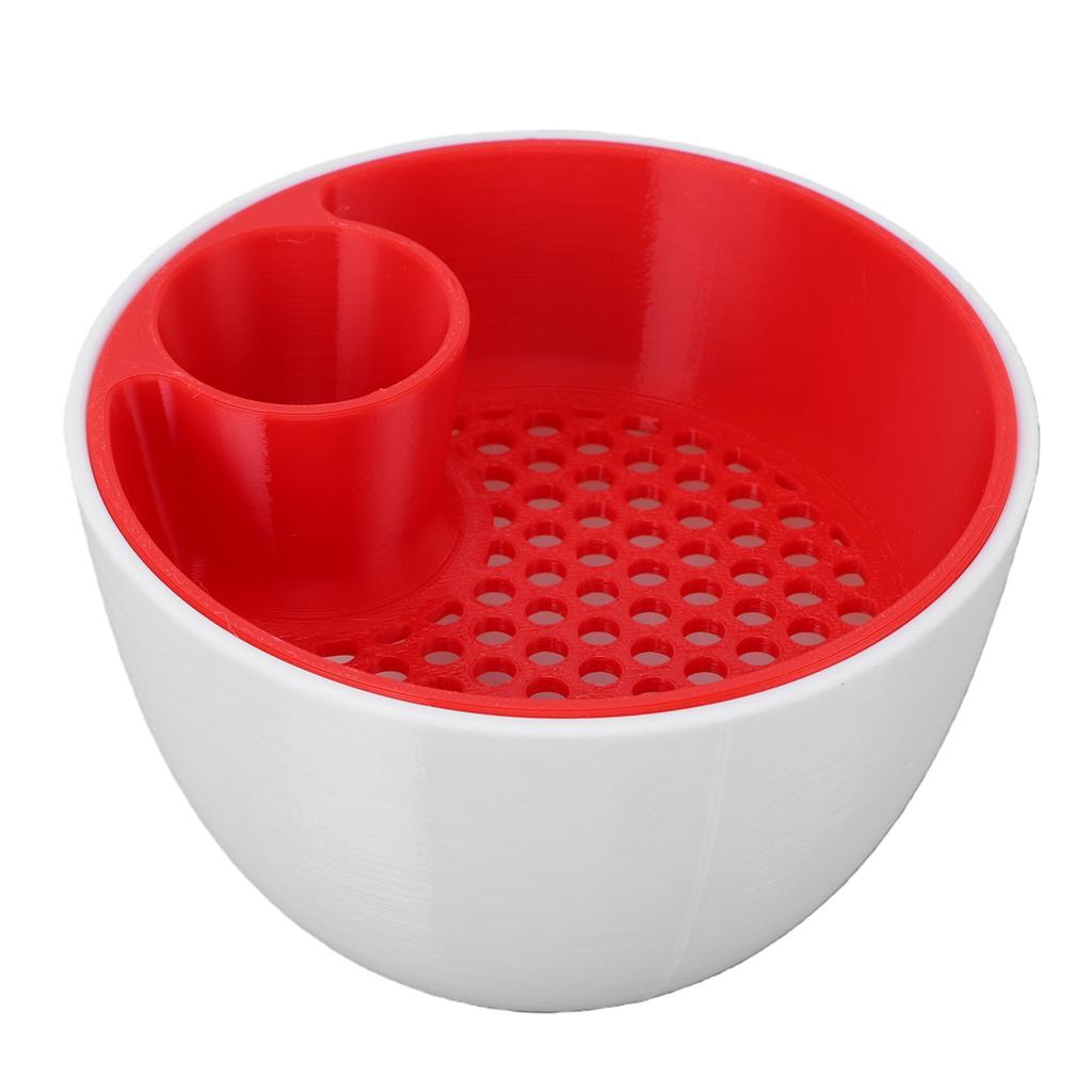 Dual Chamber Pistachio Bowl with Shell Container Snack Organizer for Pistachios Cherries Olives
