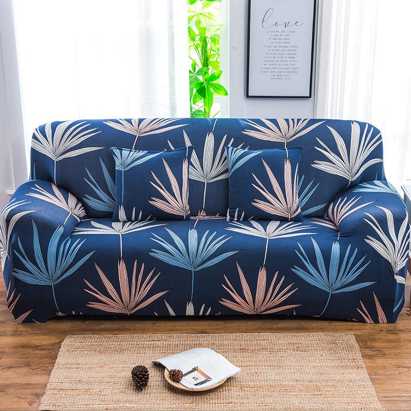 1pc Floral Printed Sofa Cover Spandex Elastic Couch Slipcovers for Bedroom Office Living Room Furniture Protector Home Decor